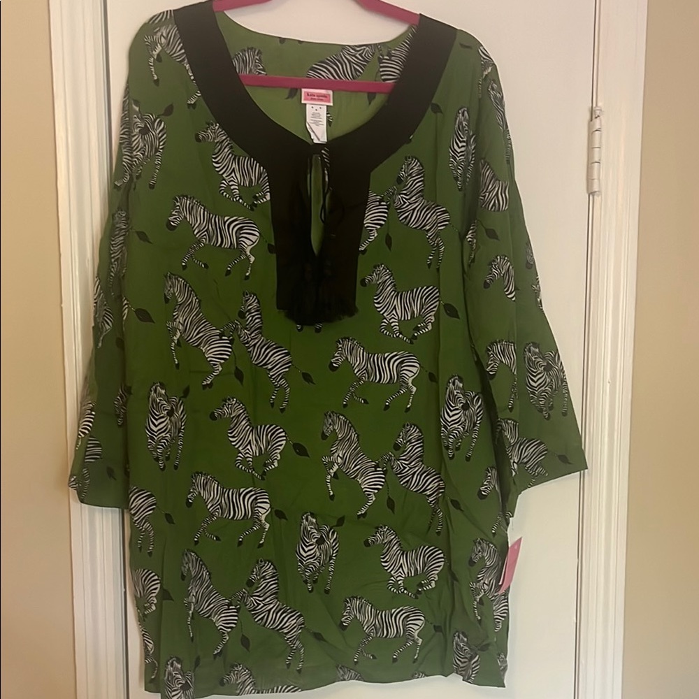 Kate Spade Zebra Print Tunic Cover-Up